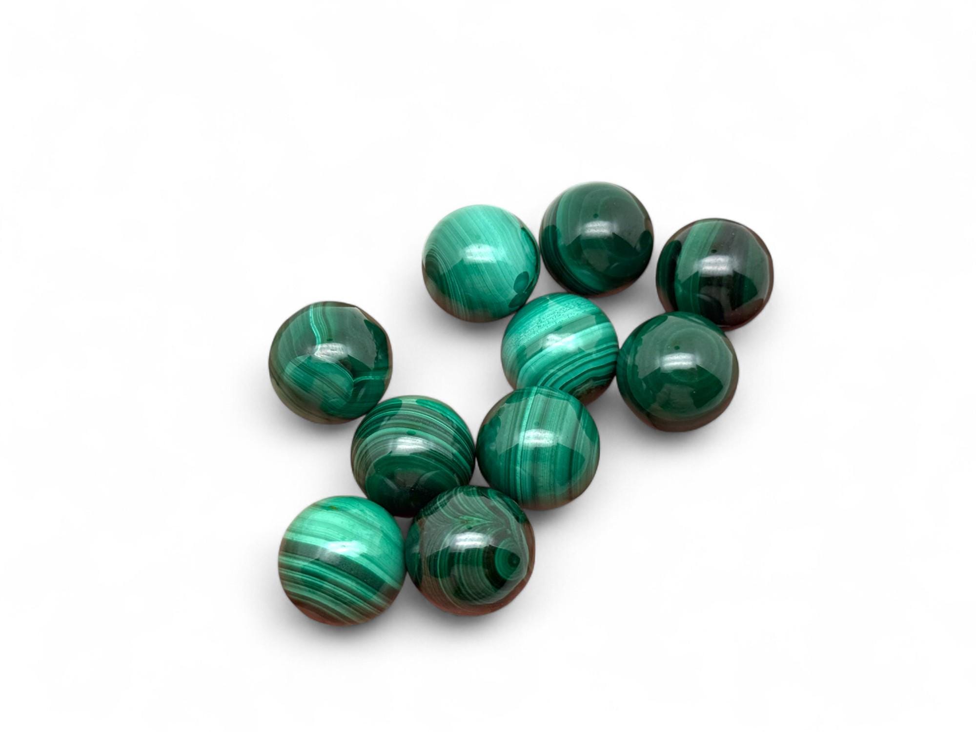 Malachite Sphere Stone – Natural Malachite Crystal Ball - Healing Stone – Grade Quality – Crystal Décor - Mix