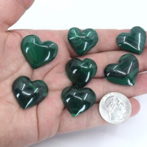 You Pick Small Malachite Hearts