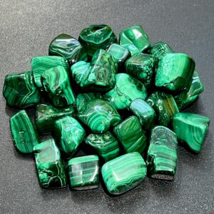 Malachite Tumbled (1/2 lb) 8 oz Bulk Wholesale Lot Half Pound Polished Natural Gemstones Healing Crystals And Stones Malachite Tumbled (1/2 lb) 8 oz Bulk Wholesale Lot Half Pound Polished Natural Gemstones Healing Crystals And Stones