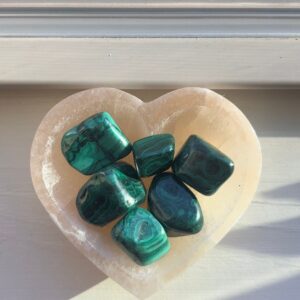 Genuine Malachite Tumbles: Pocket Healing Stones Genuine Malachite Tumbles: Pocket Healing Stones