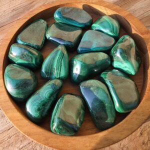 Green Goodness: Medium Malachite Tumble for Your Collection Green Goodness: Medium Malachite Tumble for Your Collection