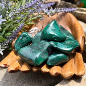 Natural Polished Malachite Tumbled Stones from Congo Natural Polished Malachite Tumbled Stones from Congo