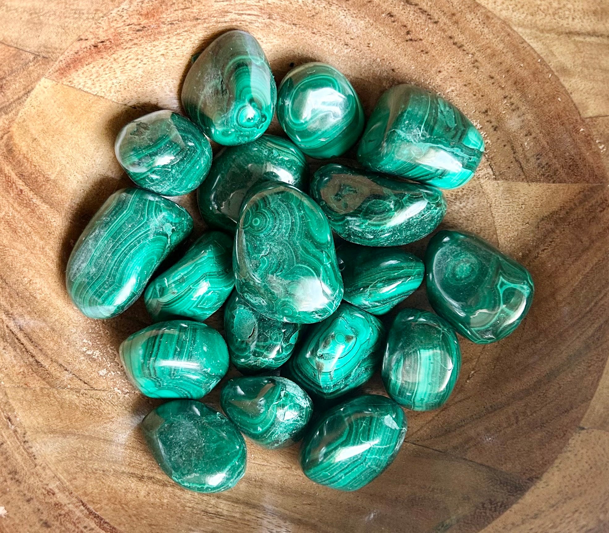 Natural Malachite Tumble Natural Malachite Tumble
