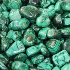 Malachite Tumbled Stone Malachite Tumbled Stone