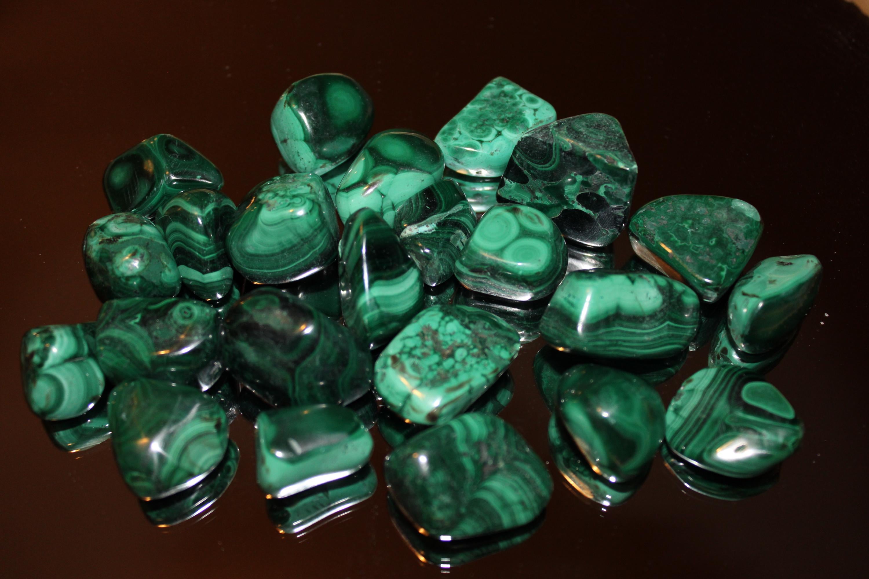 Malachite Tumbled Stone Malachite Tumbled Stone