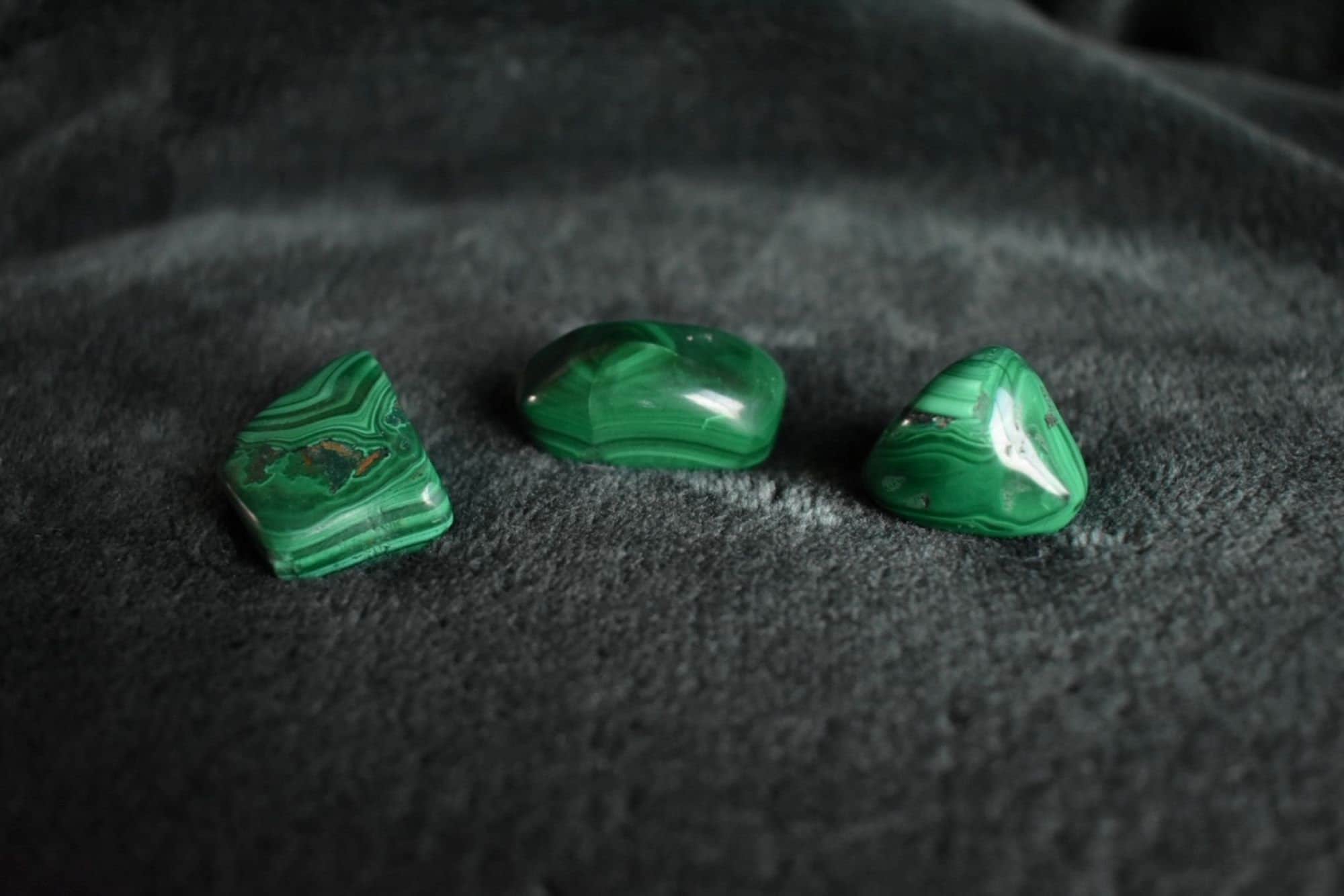 Malachite Tumbled Stones