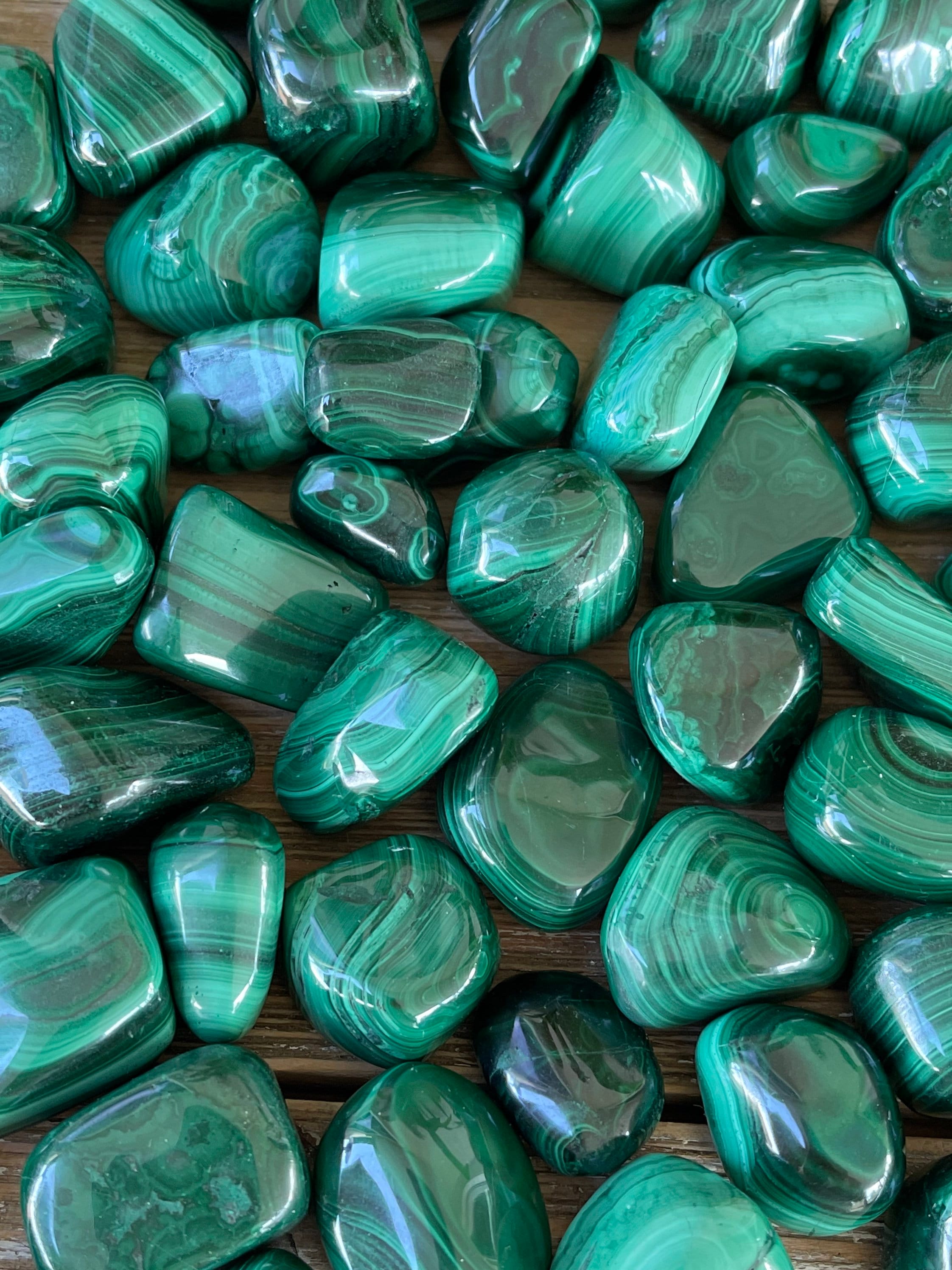 Malachite Tumbled Stones