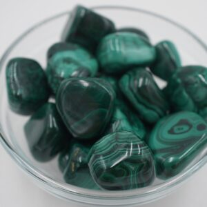 Malachite Tumble Medium Stone Malachite Tumble Medium Stone