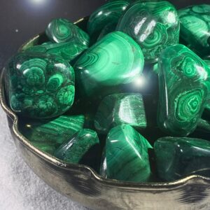 Malachite Tumble Stones Malachite Tumble Stones