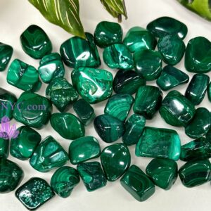 Wholesale Lot 2 Lbs Natural Malachite Tumble Healing Energy Nice Quality Wholesale Lot 2 Lbs Natural Malachite Tumble Healing Energy Nice Quality