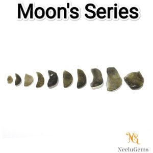 Aaa+ Geniune Green Moldavite Moon Series Rough Beads, Real Moldavite Raw Crystal Rough,moldavite Loose Gemstone For Making Handmade Jewelry