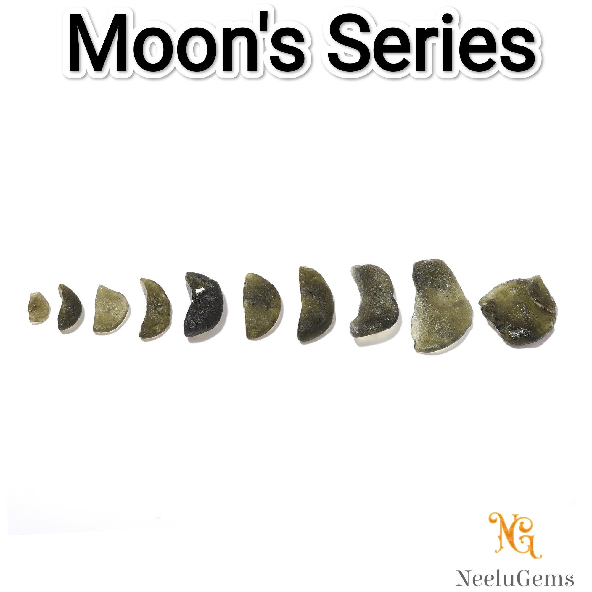 Aaa+ Geniune Green Moldavite Moon Series Rough Beads, Real Moldavite Raw Crystal Rough,moldavite Loose Gemstone For Making Handmade Jewelry
