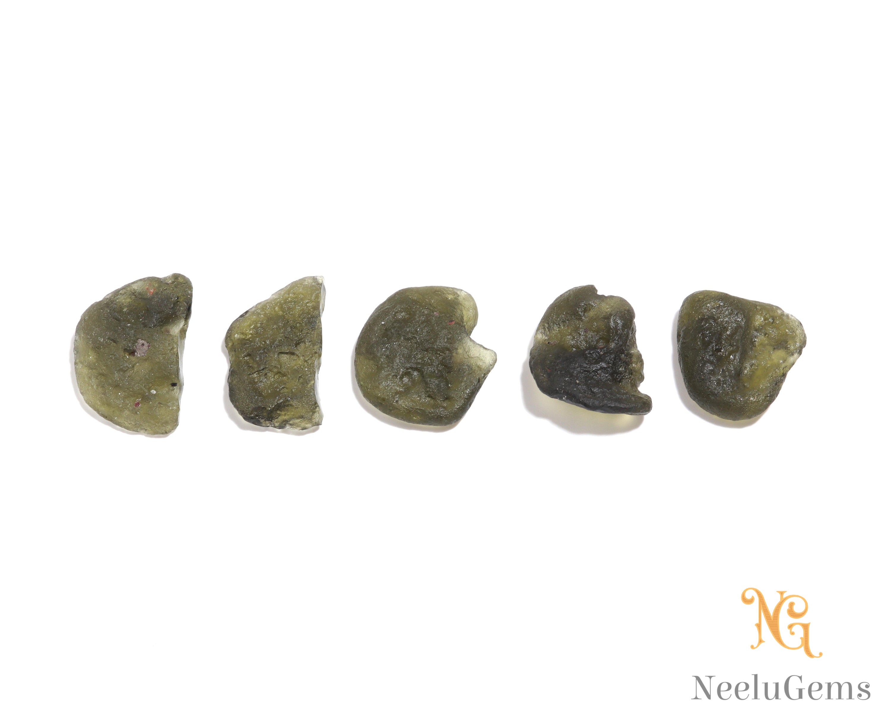 Aaa+ Natural Green Moldavite Raw Rough Beads, Real Moldavite Raw Crystal Rough,moldavite Loose Gemstone For Making Handmade Jewelry