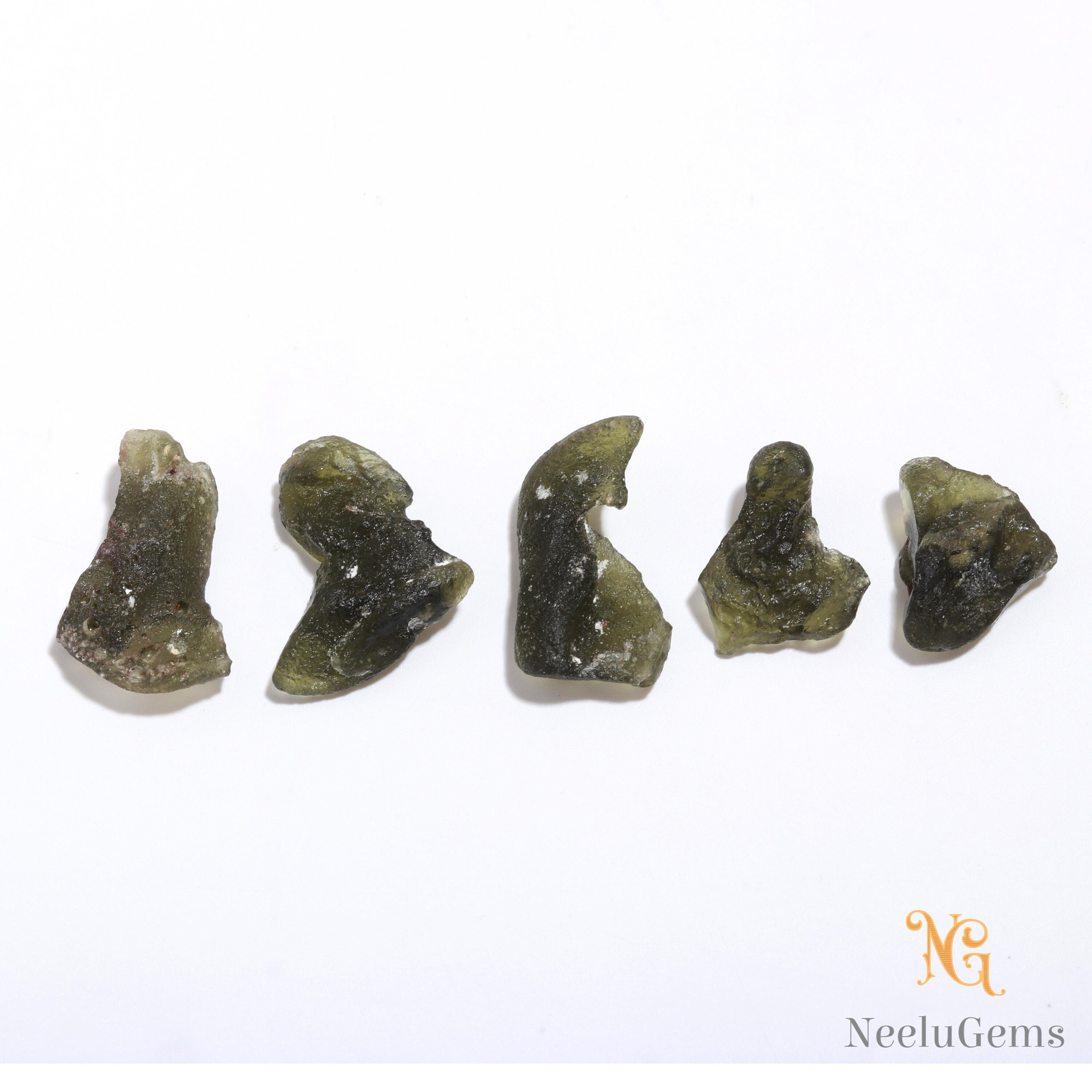 Aaa+ Natural Green Moldavite Raw Rough Beads, Real Moldavite Raw Crystal Rough,moldavite Loose Gemstone For Making Handmade Jewelry