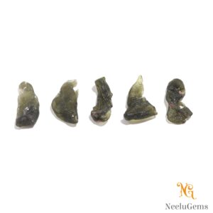 Aaa+ Natural Green Moldavite Raw Rough Beads, Real Moldavite Raw Crystal Rough,moldavite Loose Gemstone For Making Handmade Jewelry