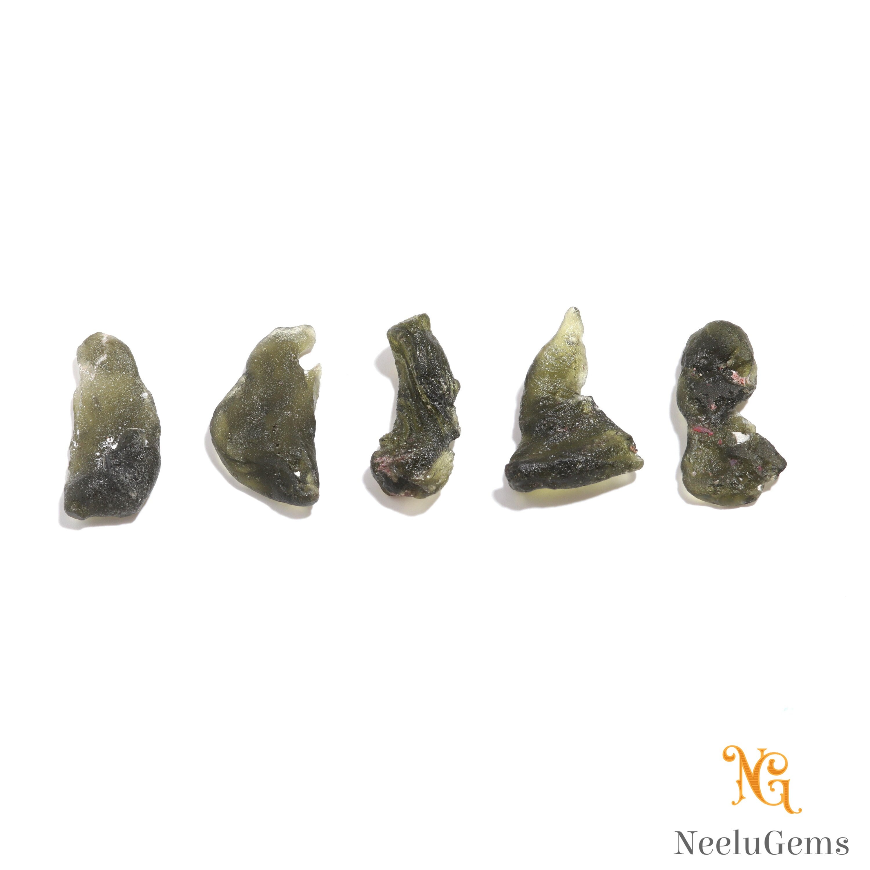 Aaa+ Natural Green Moldavite Raw Rough Beads, Real Moldavite Raw Crystal Rough,moldavite Loose Gemstone For Making Handmade Jewelry