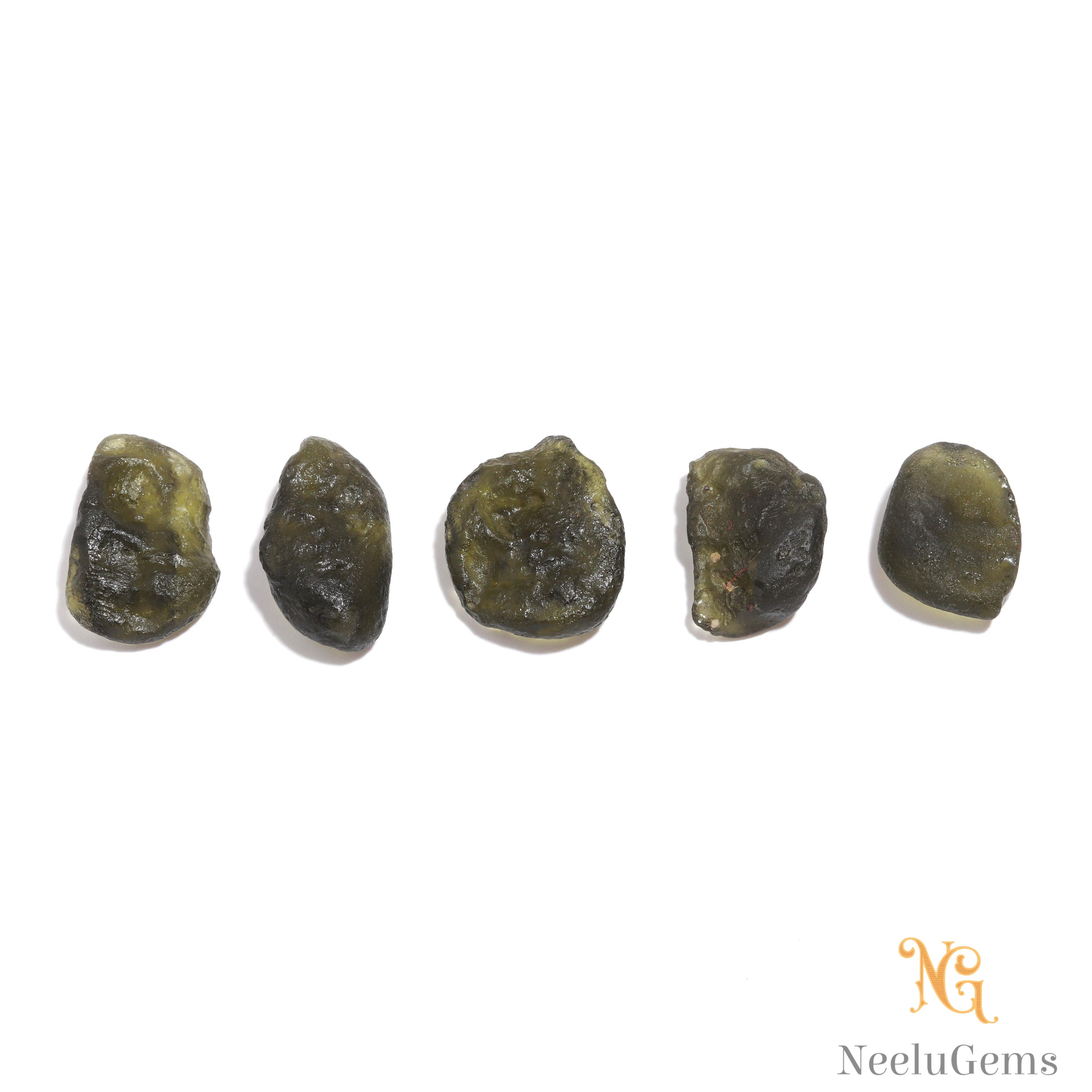Aaa+ Natural Green Moldavite Raw Rough Beads, Real Moldavite Raw Crystal Rough,moldavite Loose Gemstone For Making Handmade Jewelry