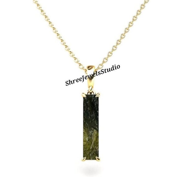 A-grade Certified Moldavite From Chlum, Czech Republic, 925 Sterling Silver, 18k Yellow/rose Gold Plated, High Vibration Jewelry Sun Pendant