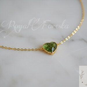 Raw Moldavite Pendant: 925 Sterling Silver Gemstone Necklace Raw Moldavite Pendant: 925 Sterling Silver Gemstone Necklace