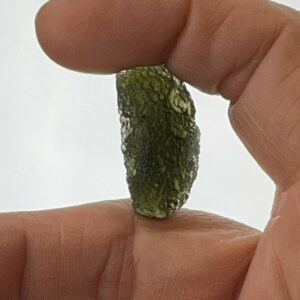 A Chlum Charmer: Genuine Moldavite Specimen, Certificate Of Authenticity Included (2-15)