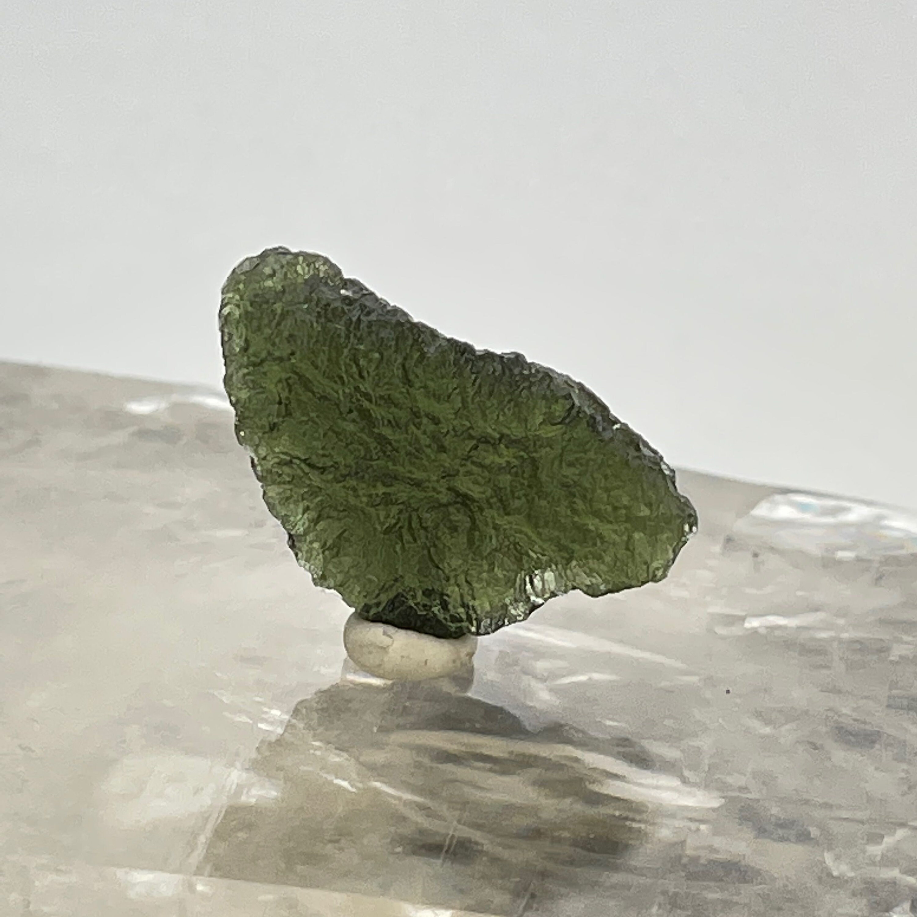 A Chlum Charmer: Genuine Moldavite Specimen, Certificate Of Authenticity Included  (2-11)
