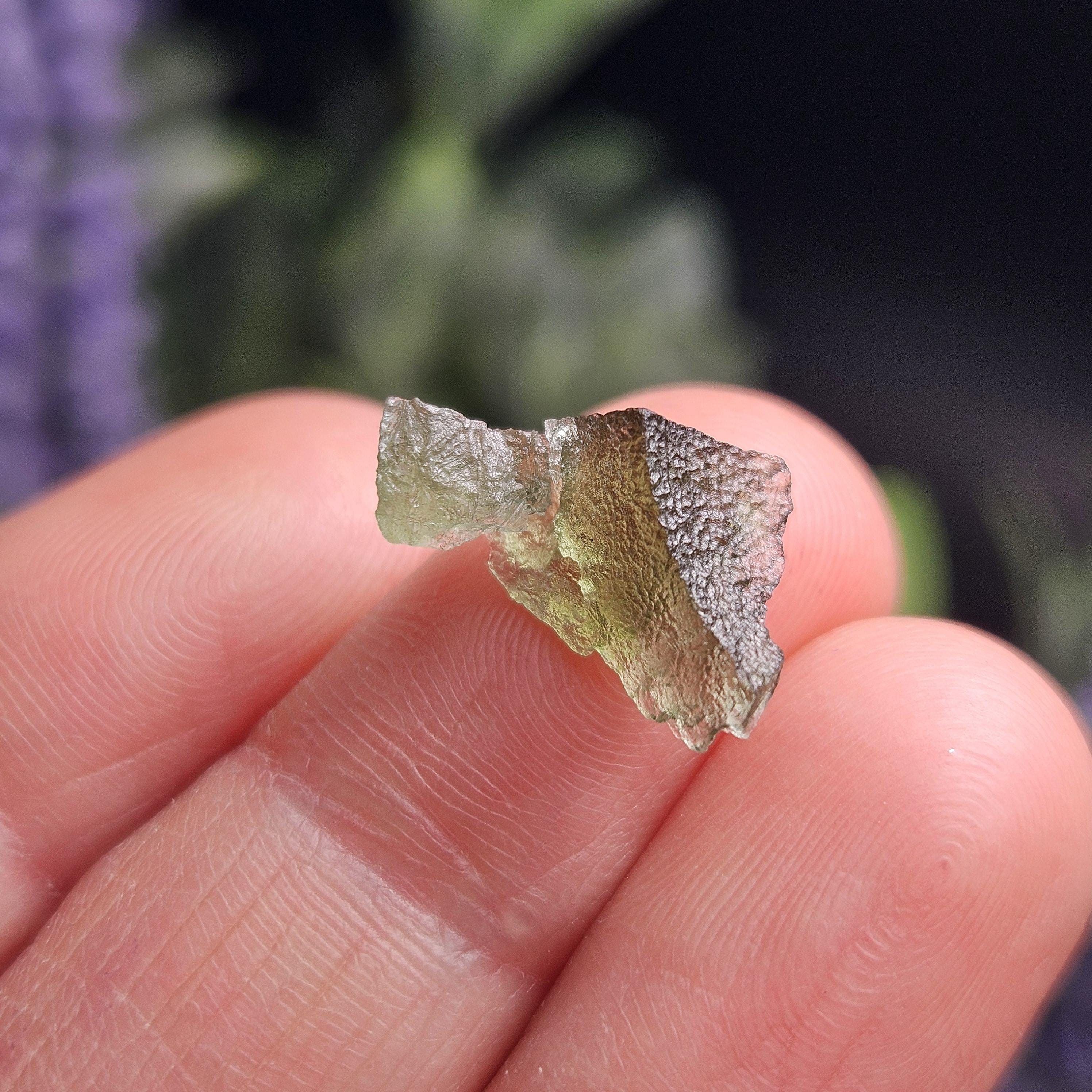 Moldavite Angel Chiming Tektite .62g, Genuine Moldavite - Raw Authentic Moldavite Stone Moldavite Angel Chiming Tektite .62g, Genuine Moldavite - Raw Authentic Moldavite Stone