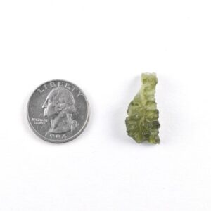 Authentic Besednice Moldavite, Raw Czech Crystal, Green Tektite