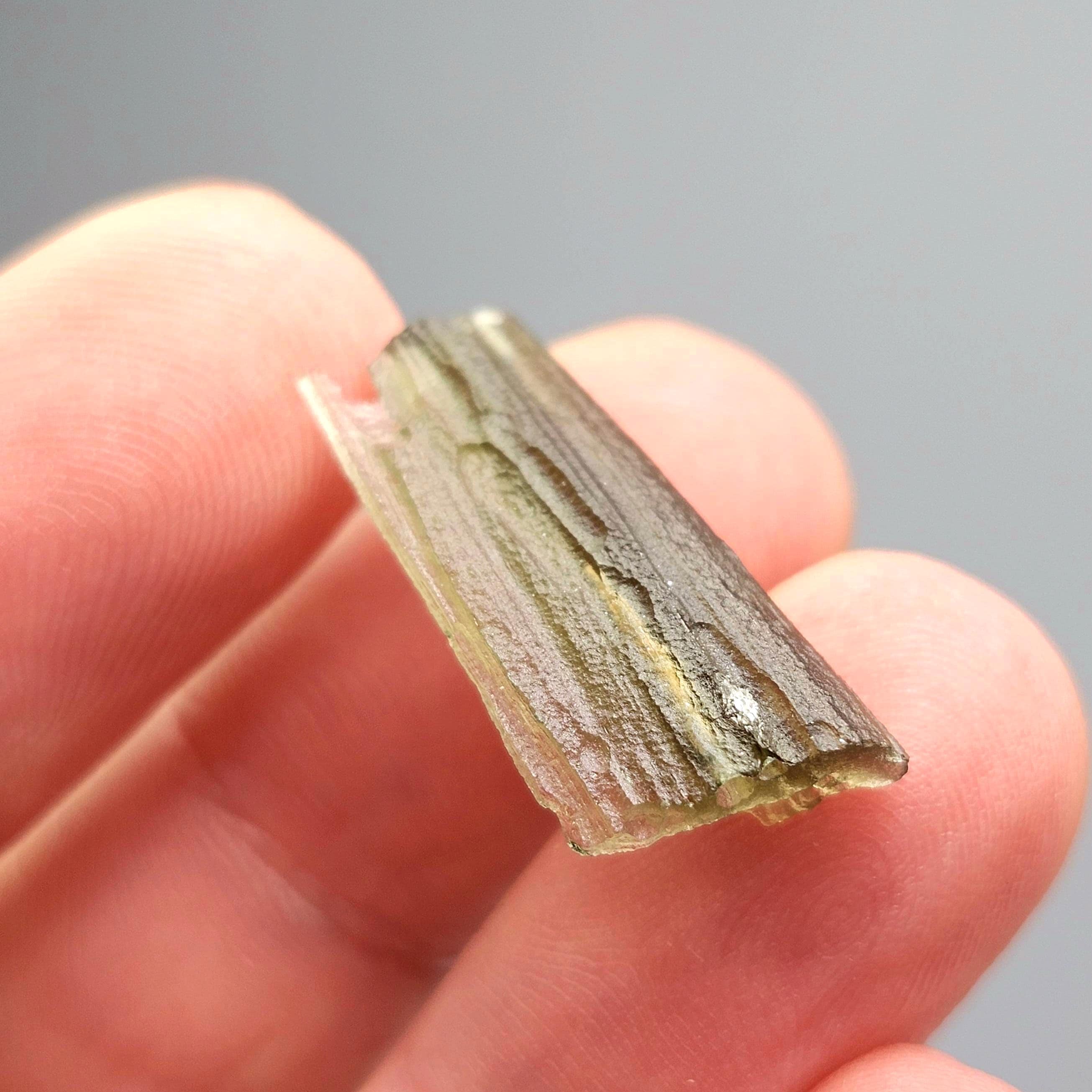Genuine Moldavite Specimen 1.2g, Authentic Raw Moldavite Crystal Genuine Moldavite Specimen 1.2g, Authentic Raw Moldavite Crystal