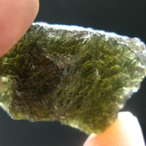 Rare Moldavite Tektite Raw Piece From Czech Republic - 1.2" - 8.75 Grams