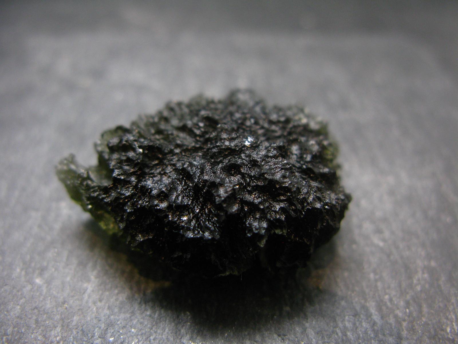 Rare Moldavite Tektite Raw Piece From Czech Republic - 1.4" - 12.38 Grams