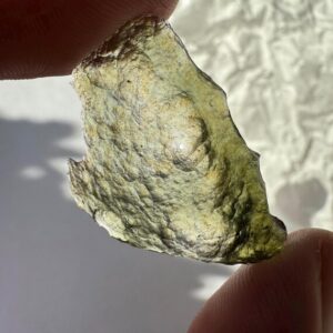 Rough Moldavite Crystal, 1.65 Gram, Jankov Czech Republic
