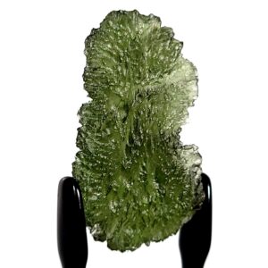 Moldavite Tektite Healing Crystal Rare Large 6.2 Grams, Genuine Raw Czech Moldavite Meteorite, A+ Quality, Space Rock Moldavite Gemstone