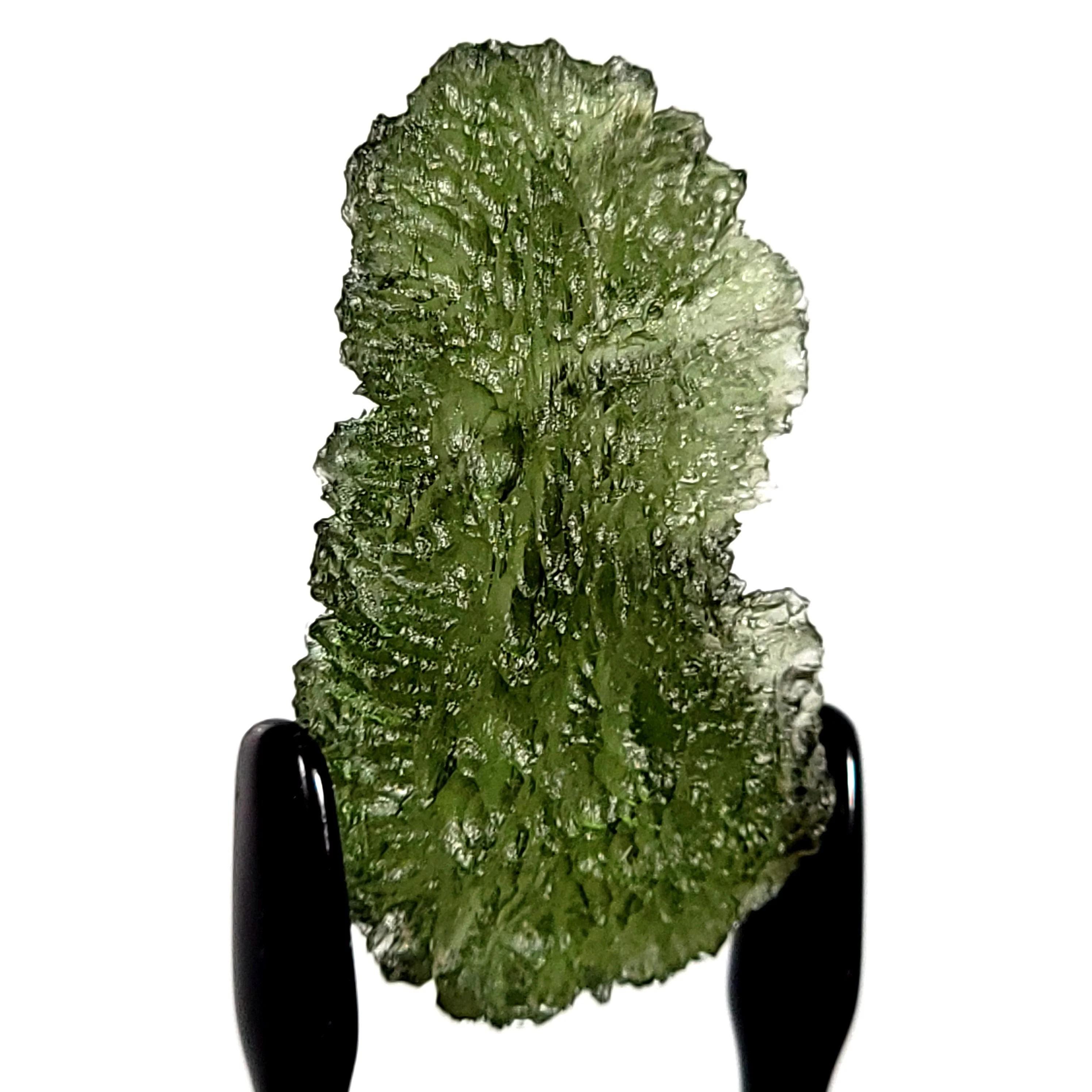 Moldavite Tektite Healing Crystal Rare Large 6.2 Grams, Genuine Raw Czech Moldavite Meteorite, A+ Quality, Space Rock Moldavite Gemstone