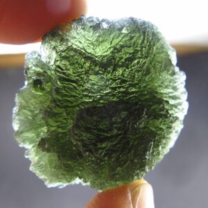 Moldavite Tektite Raw Piece From Czech Republic - 1.2" - 74.8 Carats - 14.9 Grams