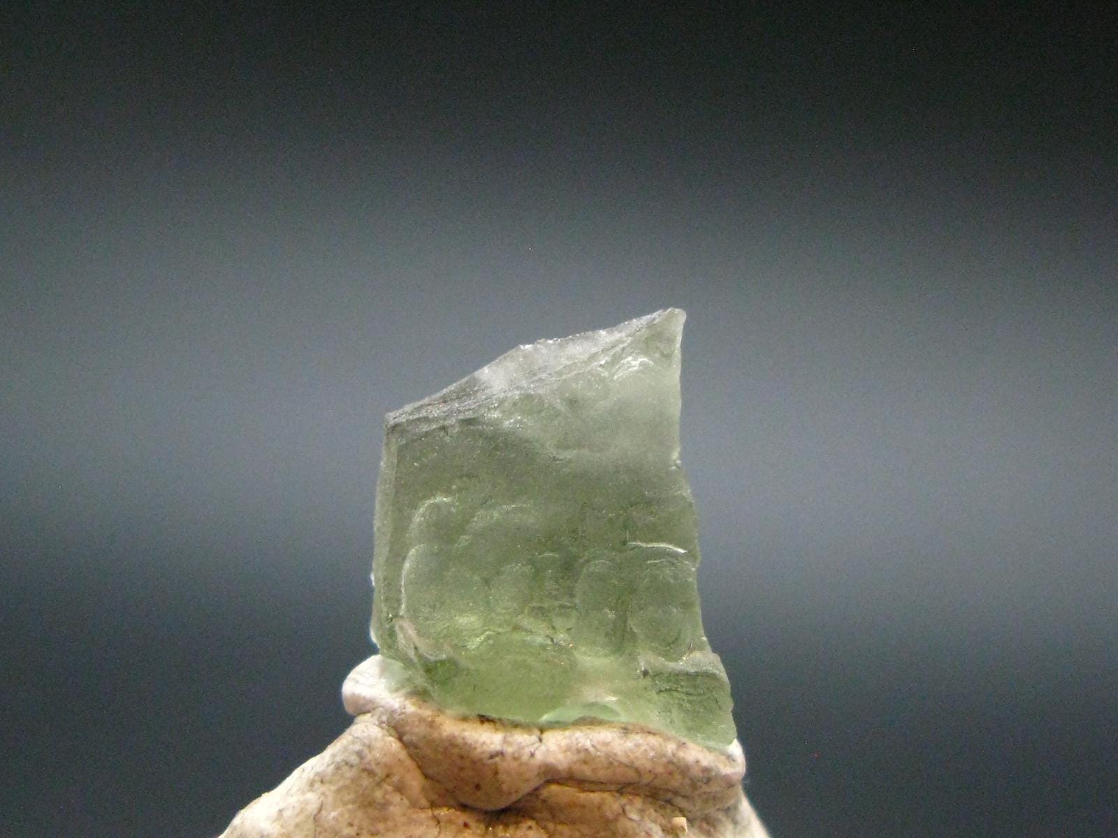 Moldavite Tektite Raw Piece From Czech Republic - 0.5" - 3.0 Carats - 0.58 Grams
