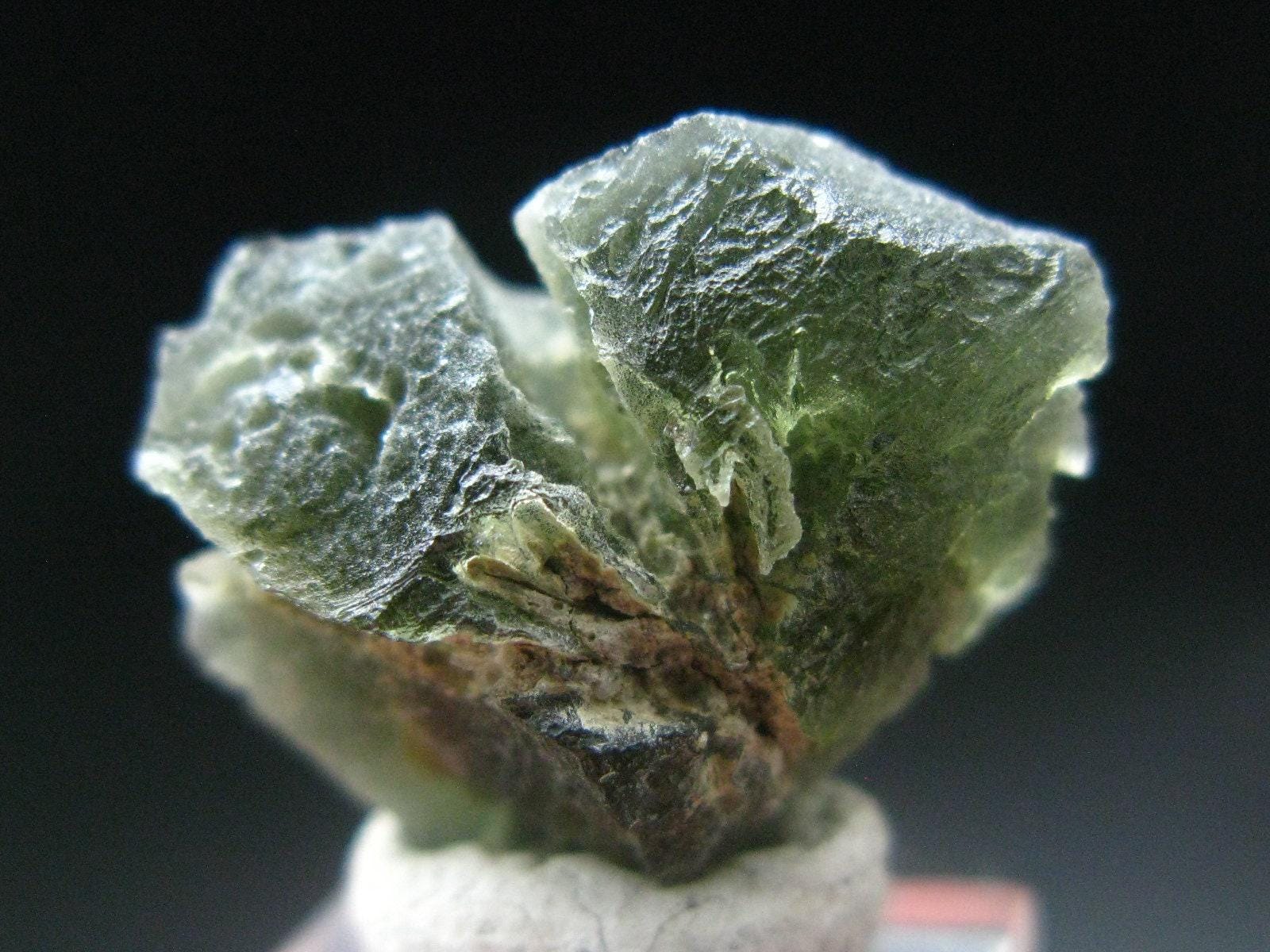 Moldavite Tektite Raw Piece From Czech Republic - 0.7" - 10.55 Carats - 2.11 Grams