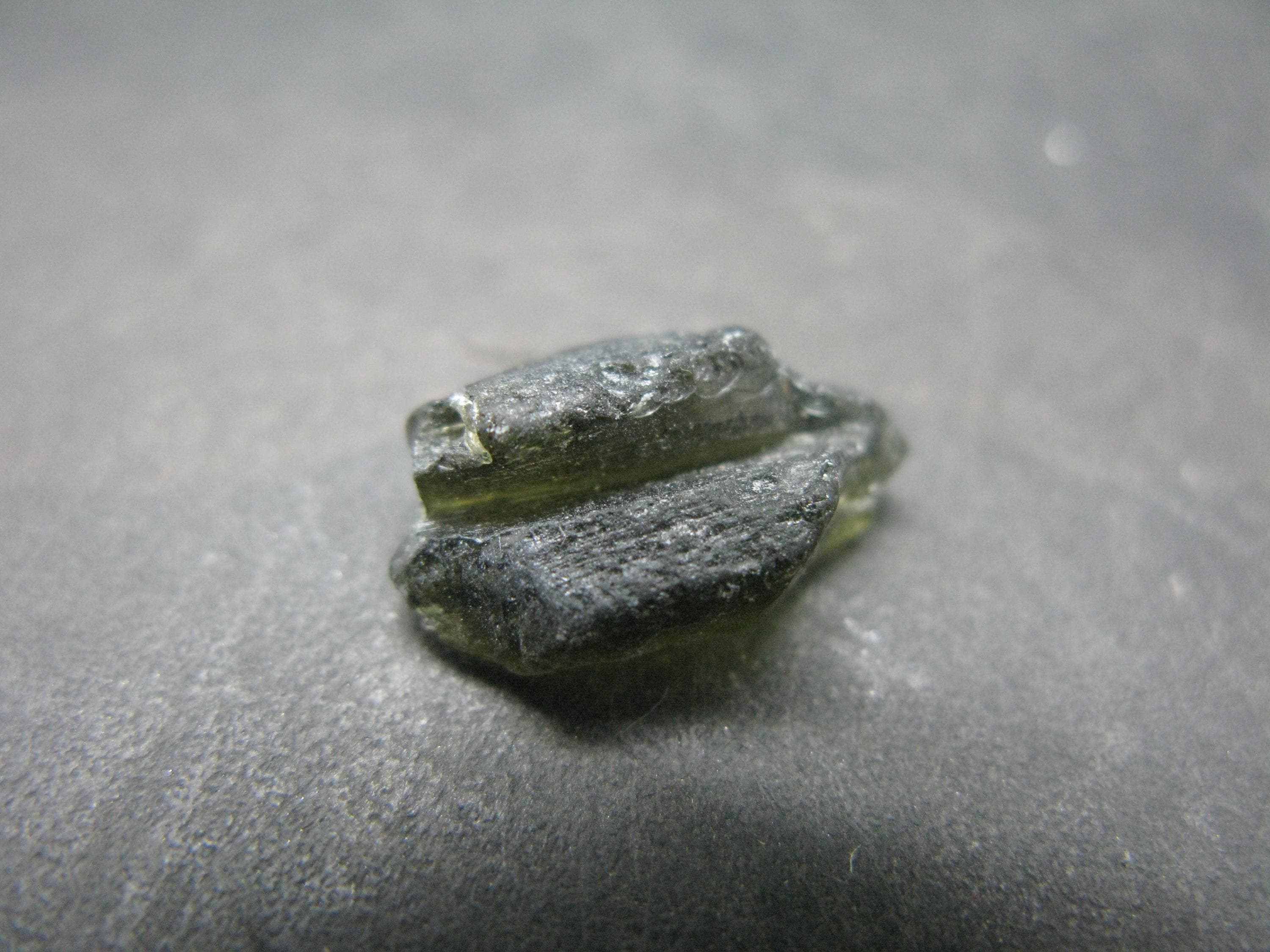 Moldavite Tektite Raw Piece From Czech Republic - 0.6" - 5.0 Carats - 1.0 Grams Moldavite Tektite Raw Piece From Czech Republic - 0.6" - 5.0 Carats - 1.0 Grams