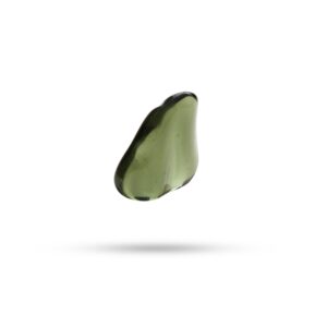 Natural Moldavite Flush Organic Loose Gemstone, 13x19 mm, Moldavite Jewelry Handmade Gift for Women, 1 Piece