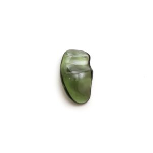 Natural Moldavite Flush Organic Loose Gemstone, 12x20 mm, Moldavite Jewelry Handmade Gift for Women, 1 Piece