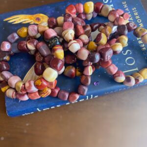 Mookaite Jasper Bracelet: Earthy Bead Jewelry, Root Chakra, Intuitively Chosen Mookaite Jasper Bracelet: Earthy Bead Jewelry, Root Chakra, Intuitively Chosen