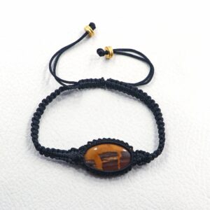 Handmade Mookaite Jasper Macrame Bracelet: Oval Stone Jewelry Handmade Mookaite Jasper Macrame Bracelet: Oval Stone Jewelry