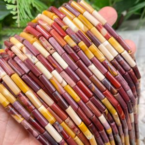 Natural 4x13mm Mookaite Cylindrical Tube Gemstone Beads,for Jewelry Making Diy Neckalce/bracelets Semi Precious Stone Beads. Natural 4x13mm Mookaite Cylindrical Tube Gemstone Beads,for Jewelry Making Diy Neckalce/bracelets Semi Precious Stone Beads.