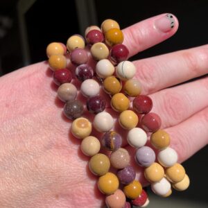 Natural Mookaite Jasper 8mm Gemstone Beaded Jewelry Crystal Bracelet Natural Mookaite Jasper 8mm Gemstone Beaded Jewelry Crystal Bracelet