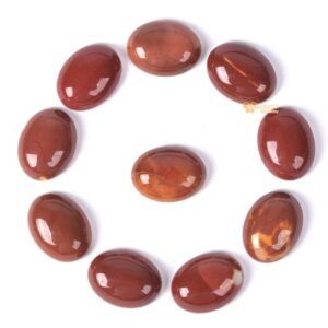 20mm Mookaite jasper oval flatback cab cabochon DIY jewelry making 20mm Mookaite jasper oval flatback cab cabochon DIY jewelry making