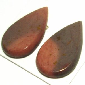 5.5 Carats Australian Mookaite Cabochon Pair Perfect For Earrings Or Cufflinks Rust And Yellow Cabochons Handmade Jewelry Making Tear Drop 5.5 Carats Australian Mookaite Cabochon Pair Perfect For Earrings Or Cufflinks Rust And Yellow Cabochons Handmade Jewelry Making Tear Drop