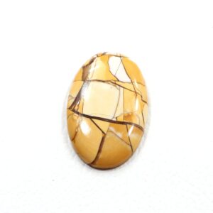 Brecciated Mookaite Jasper Cabochon: Oval Radiolarite Gemstone (24x38 Mm) Brecciated Mookaite Jasper Cabochon: Oval Radiolarite Gemstone (24x38 Mm)