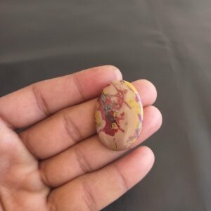 Mookaite Gemstone Cabochon, Oval Shape 41 Carat (36x24x4 MM) Mookaite Gemstone Cabochon, Oval Shape 41 Carat (36x24x4 MM)