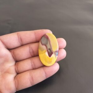 Natural Mookaite Gemstone Cabochon, Oval Shape 52 Carat (44x27x5 MM) Natural Mookaite Gemstone Cabochon, Oval Shape 52 Carat (44x27x5 MM)