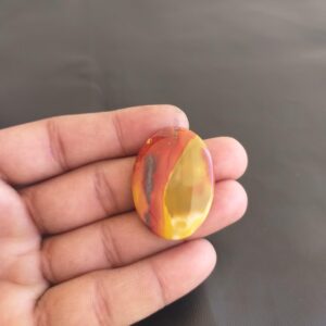 Natural Mookaite Gemstone Cabochon, Oval Shape 46 Carat (36x26x5 MM) Natural Mookaite Gemstone Cabochon, Oval Shape 46 Carat (36x26x5 MM)