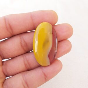Oval Mookaite Cabochon: Natural Gemstone for Jewelry (41x24x6 MM) Oval Mookaite Cabochon: Natural Gemstone for Jewelry (41x24x6 MM)